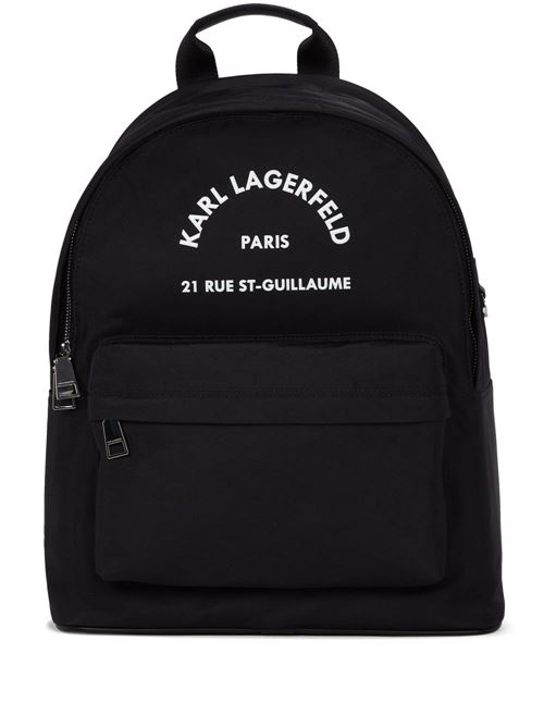 Zaino donna nero Rue St-Guillame Karl Lagerfeld | A1M30099KK999